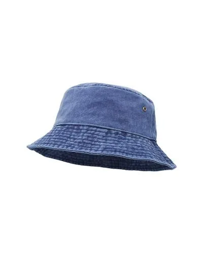 Image of a blue bucket hat