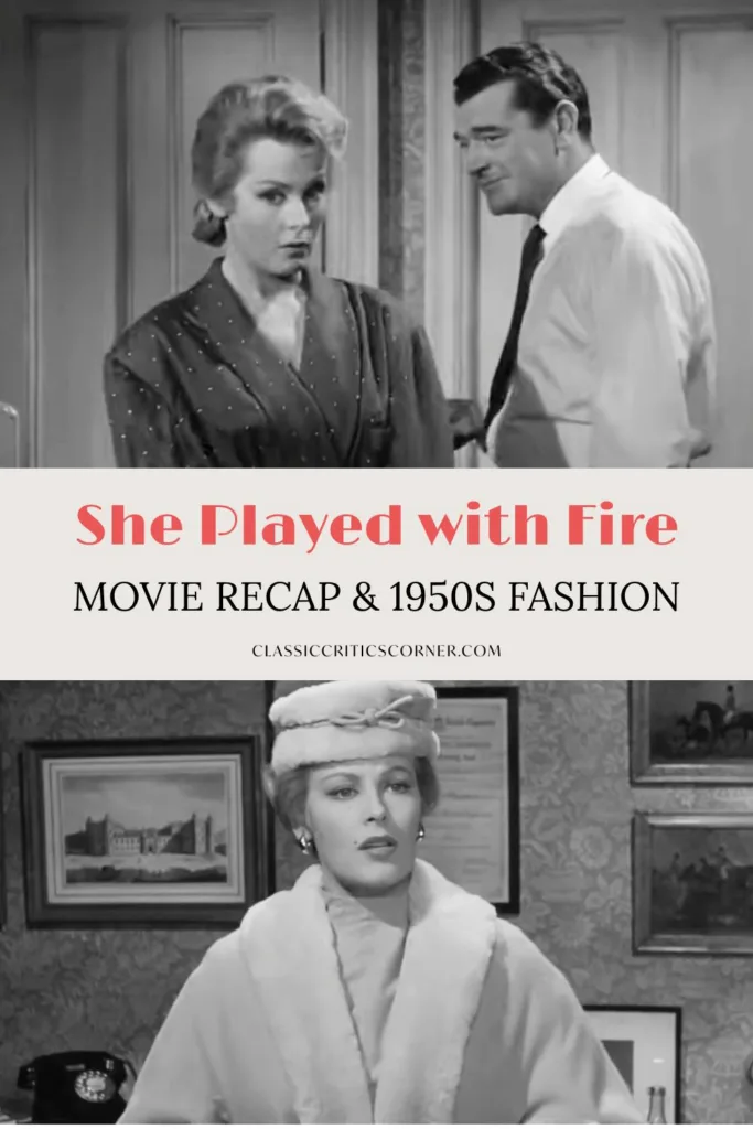 She Played with Fire - Movie Recap and Arlene Dahl's 1950s Fashion