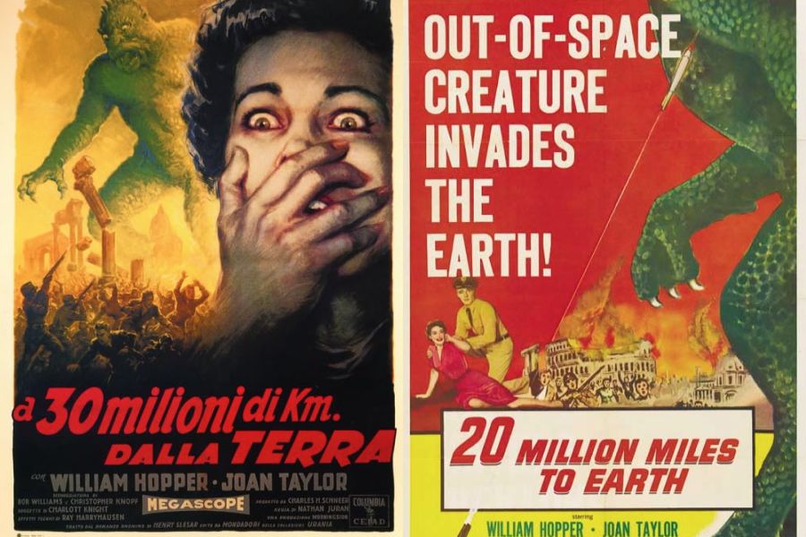 Images of movies posters from 20 million miles to earth