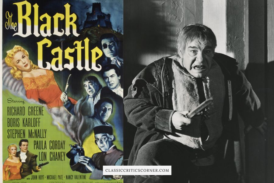 Images from the 1950s Halloween Movie "The Black Castle"