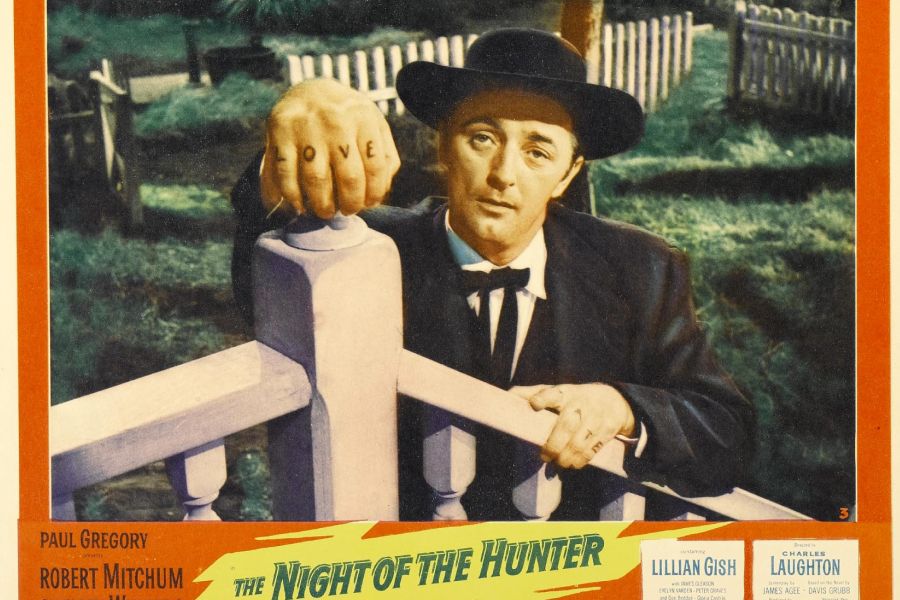 Image of a movies poster from the movie Night of the Hunter