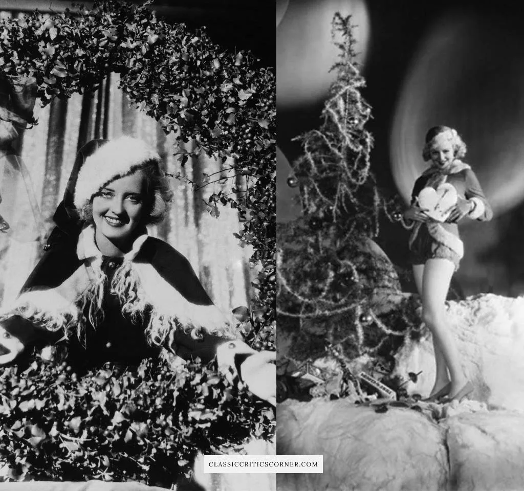 Images of Bette Davis and Claire Trevor in 1930s Holiday pictures