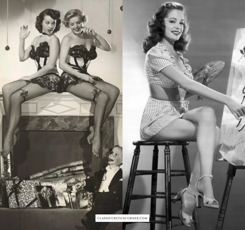 Images of holiday vintage pinup girls