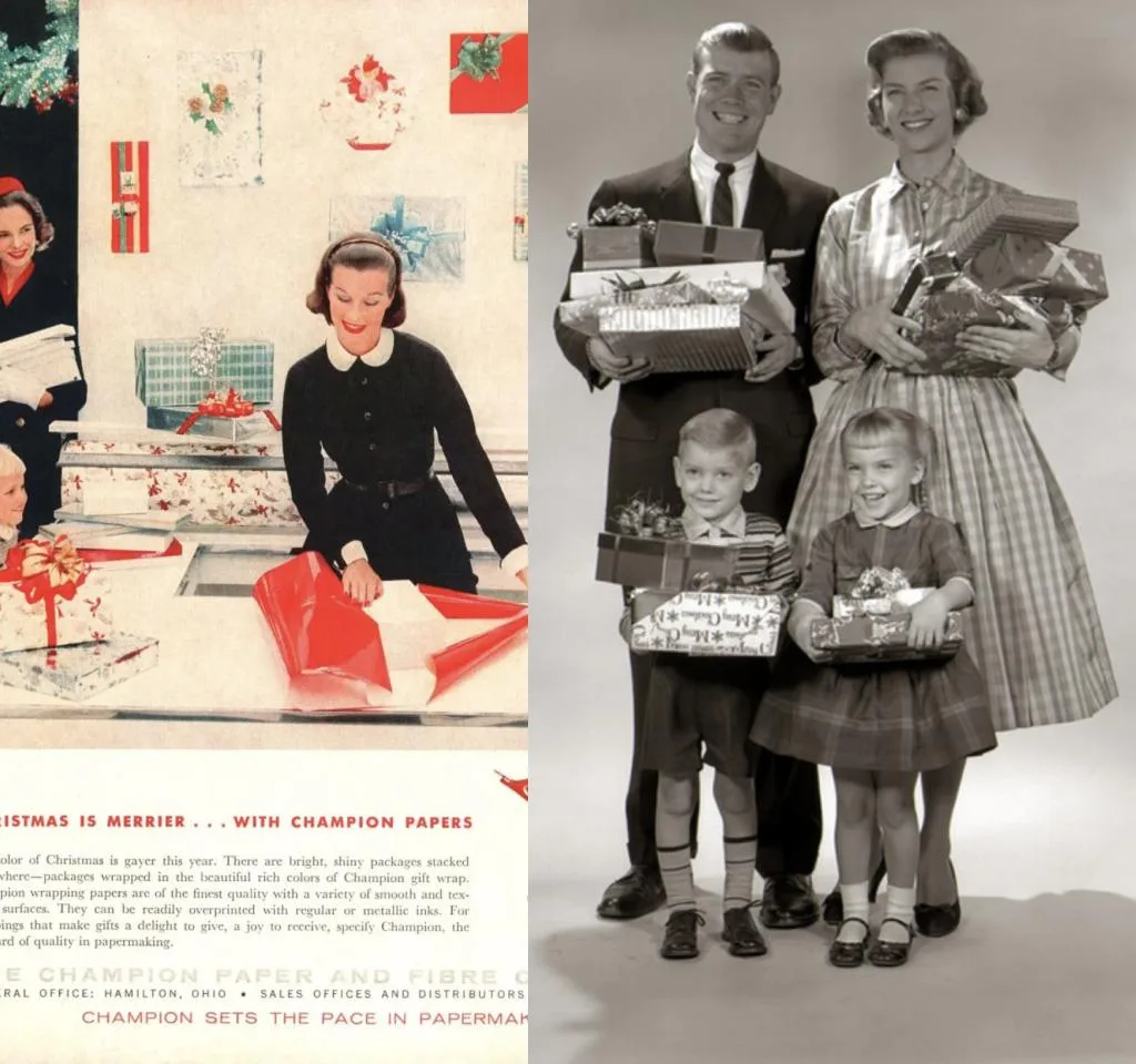 Images of 1950s christmas presents