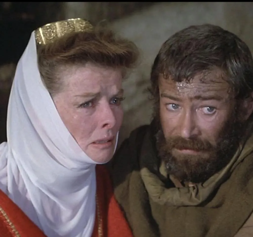 Image of Peter O'Toole and Katharine Hepburn in "The Lion in Winter"