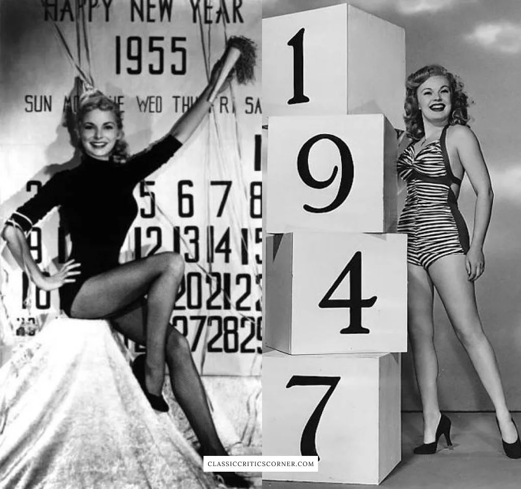 Images of Pinup girls Janet Leigh and June Haver