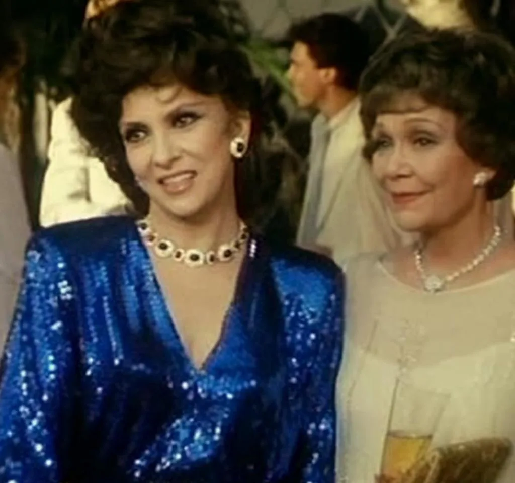 Image of Gina Lollobrigida and Jane Wyman in Falcon Crest