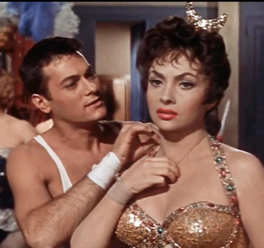 Image from the Gina Lollobrigida movie Trapeze