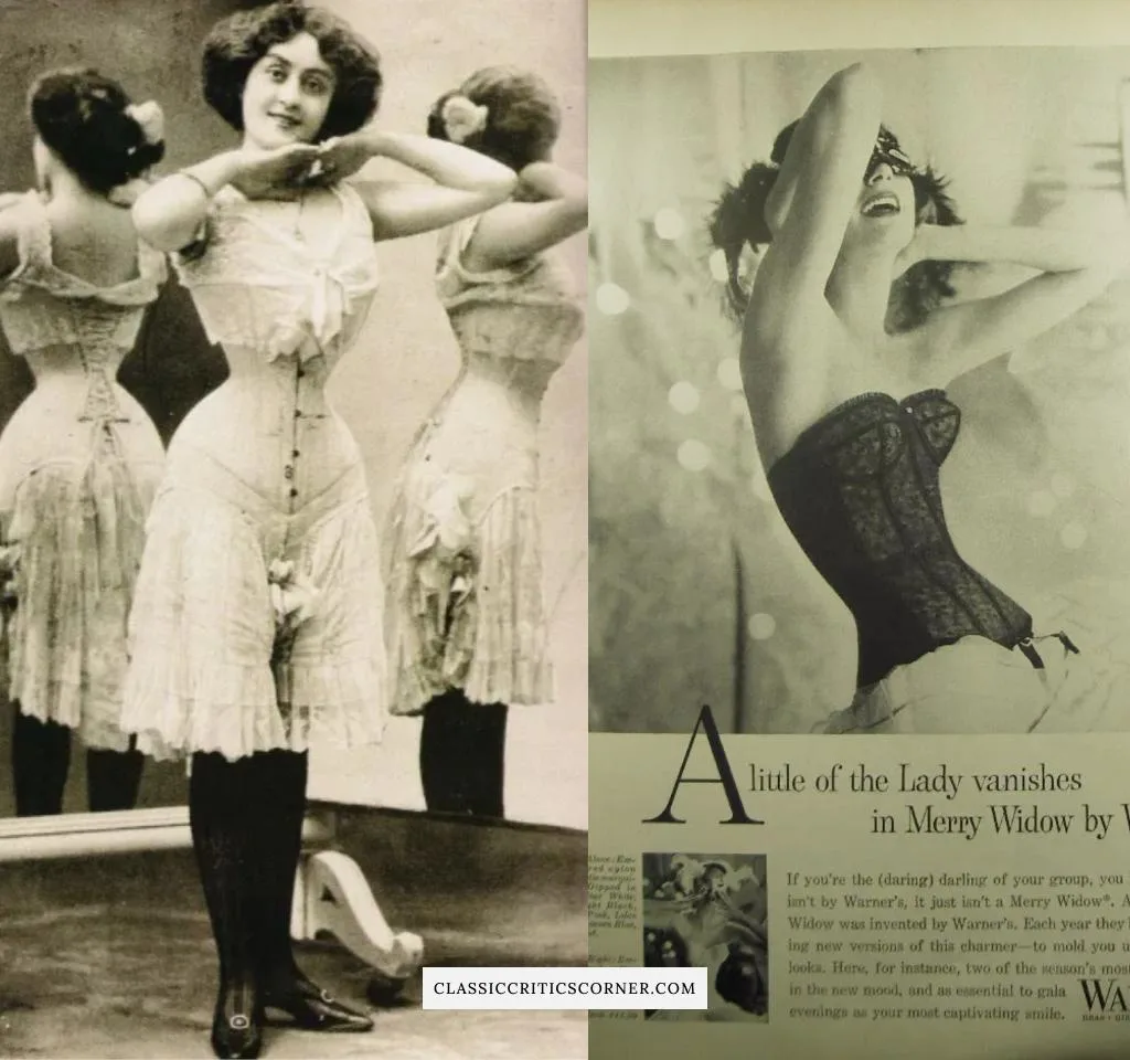 Images of victorian and 1950s corsets