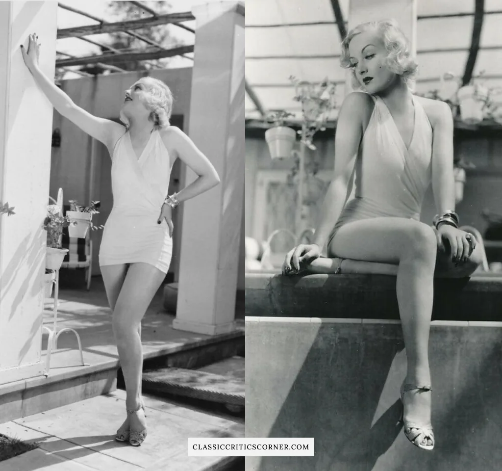 Images of Carole Lombard's 1930s style