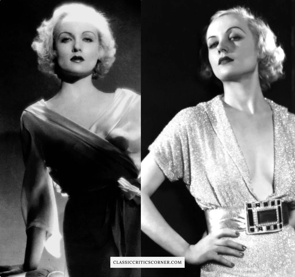 Images of Carole Lombard in the 1930s