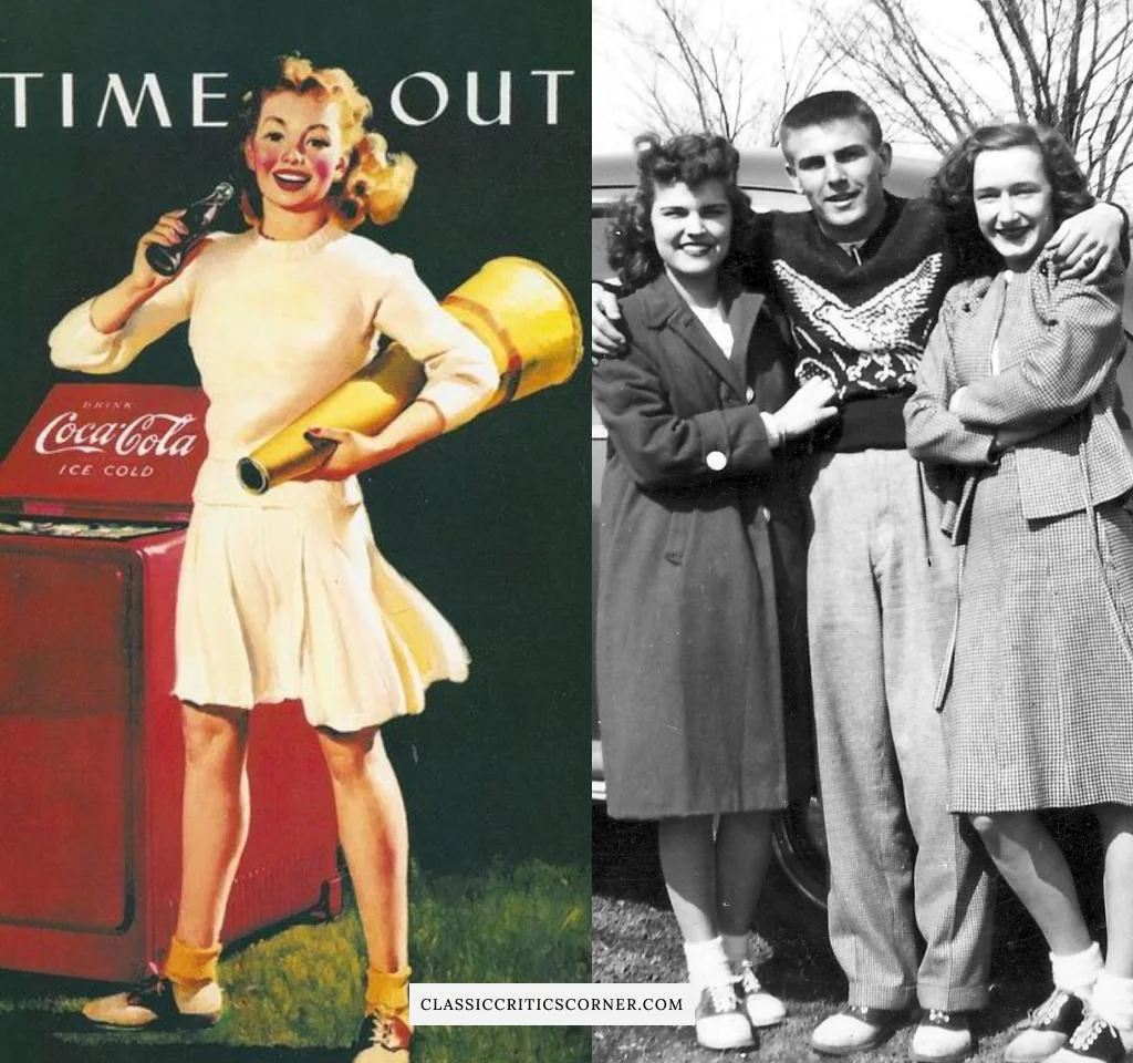 Images of 1950s Bobby Soxers