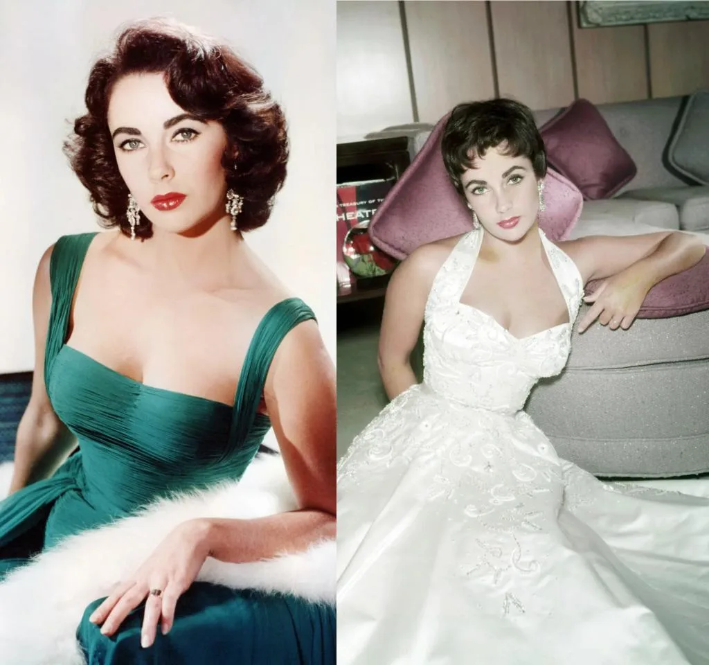 Images of Elizabeth Taylor in the 1950s